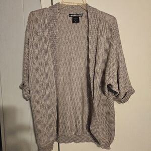 Women's Cozy Knit Sweater - Gray Marled